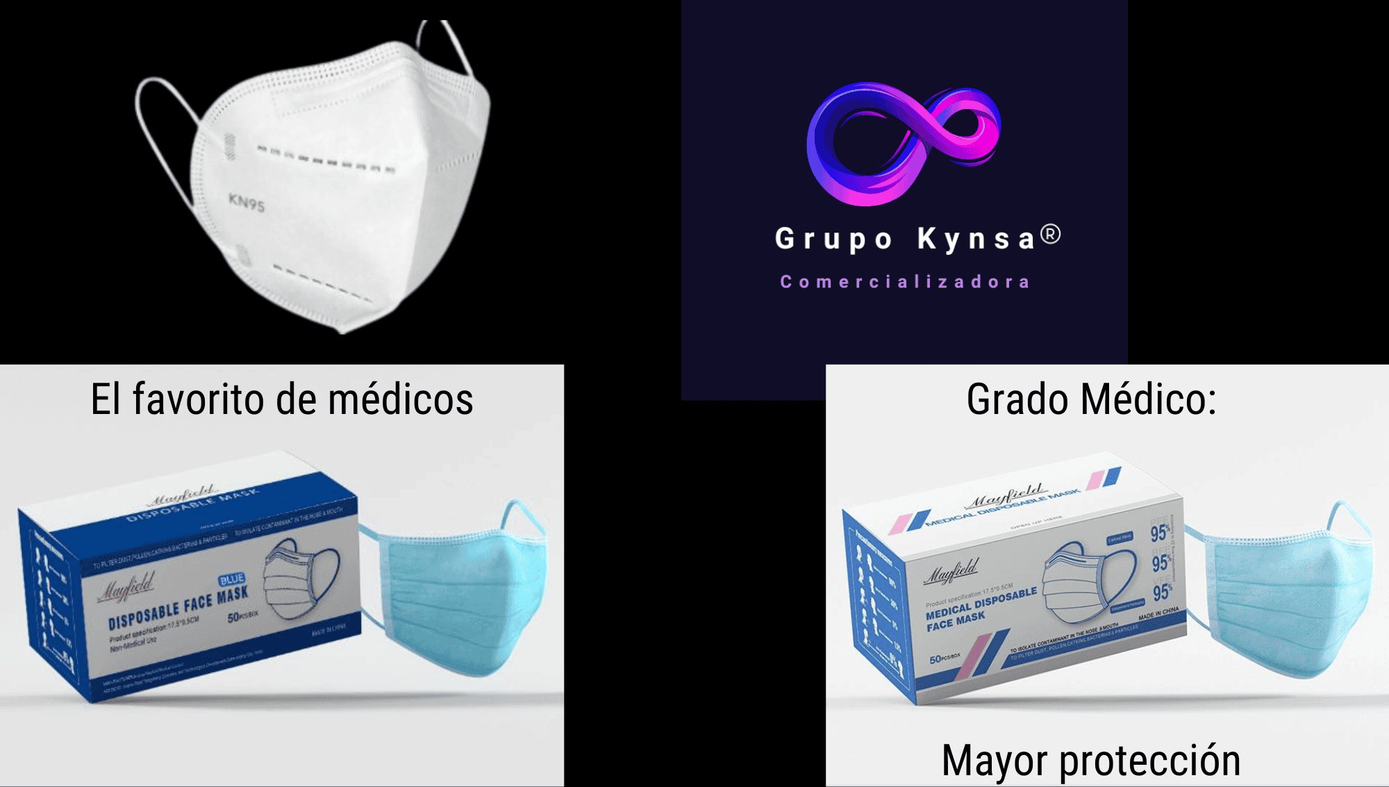Cubrebocas especialmente diseñado parea médicos y personal hospitales