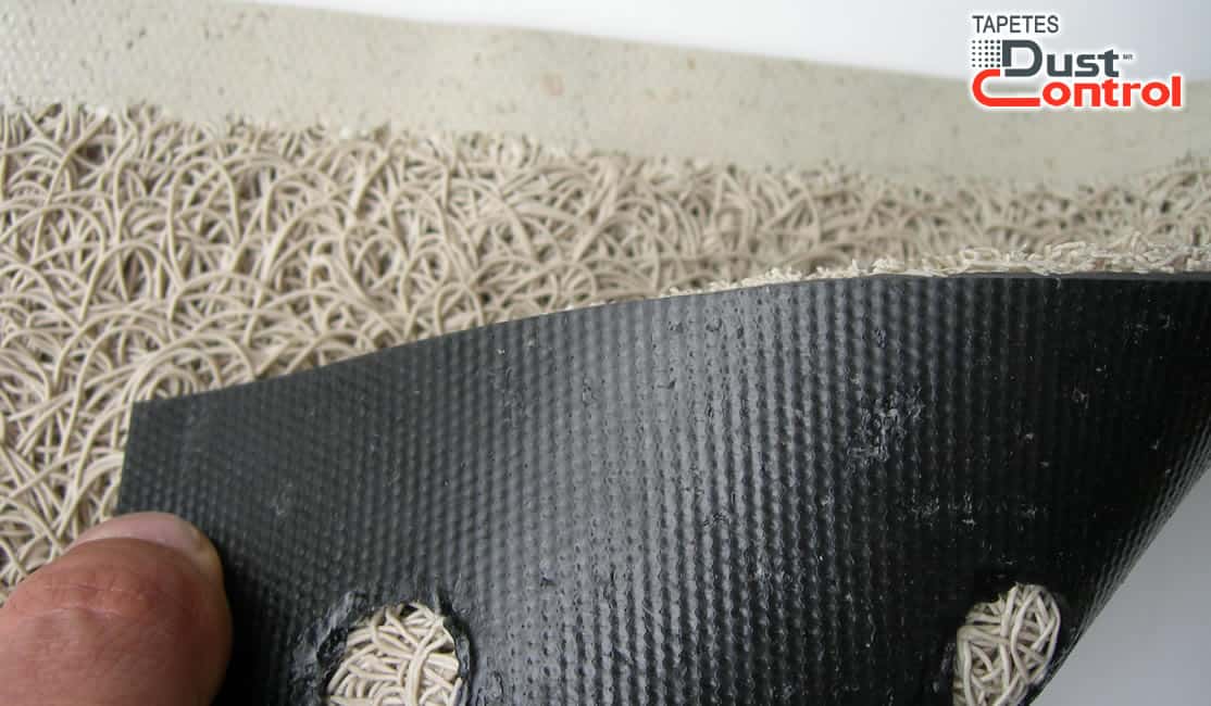 Tapete tejido de PVC spaguetti (spaghetti) Dust Control 3