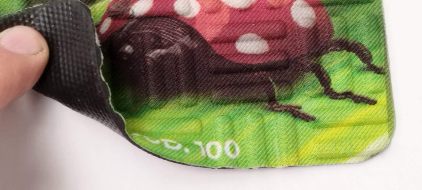 Tapetes publicitarios de oblongos con base de hule Dust Control 1