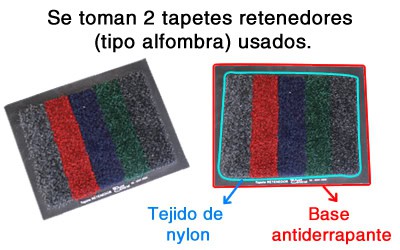 Fabricación tapete antifatiga ecológico 