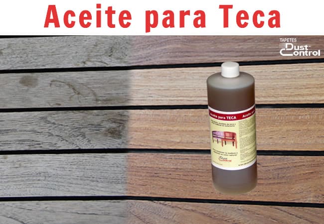 Aceite de teca protección de madera en exteriores 
