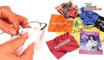 Paños de microfibra publicitarios Dust Control 3