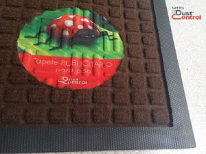 Fabricacion de tapetes de entrada, publicitarios para empresas Dust Control 2