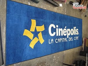 Fabricacion de tapetes personalizados con logotipo Dust Control 4