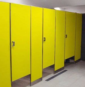 Mampara para baños publicos Sanimodul 1