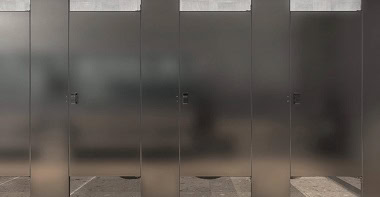 Mampara para baño publico Sanimodul 4