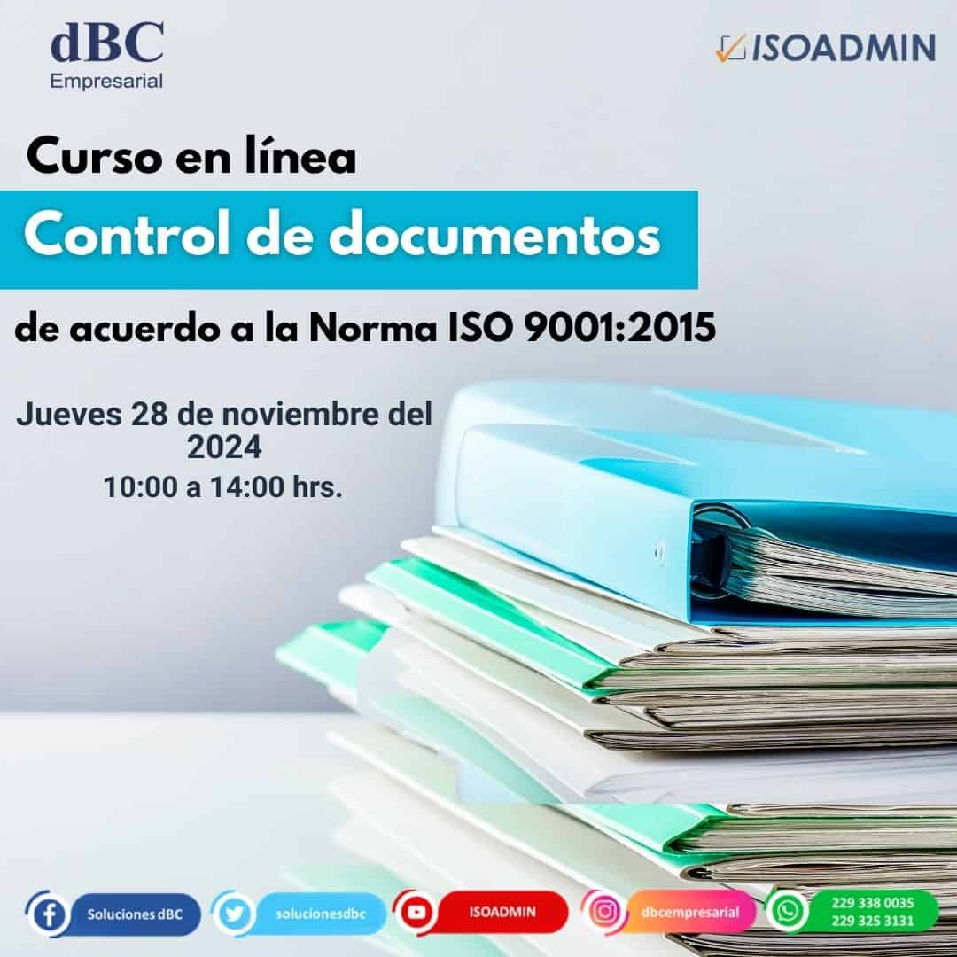 Capacitación de Control de Documentos de acuerdo a la Norma ISO 9001:2015