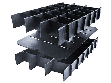Plastico corrugado en set de 2 celdados de polipropileno corrugado 2mm Propicor Industrial