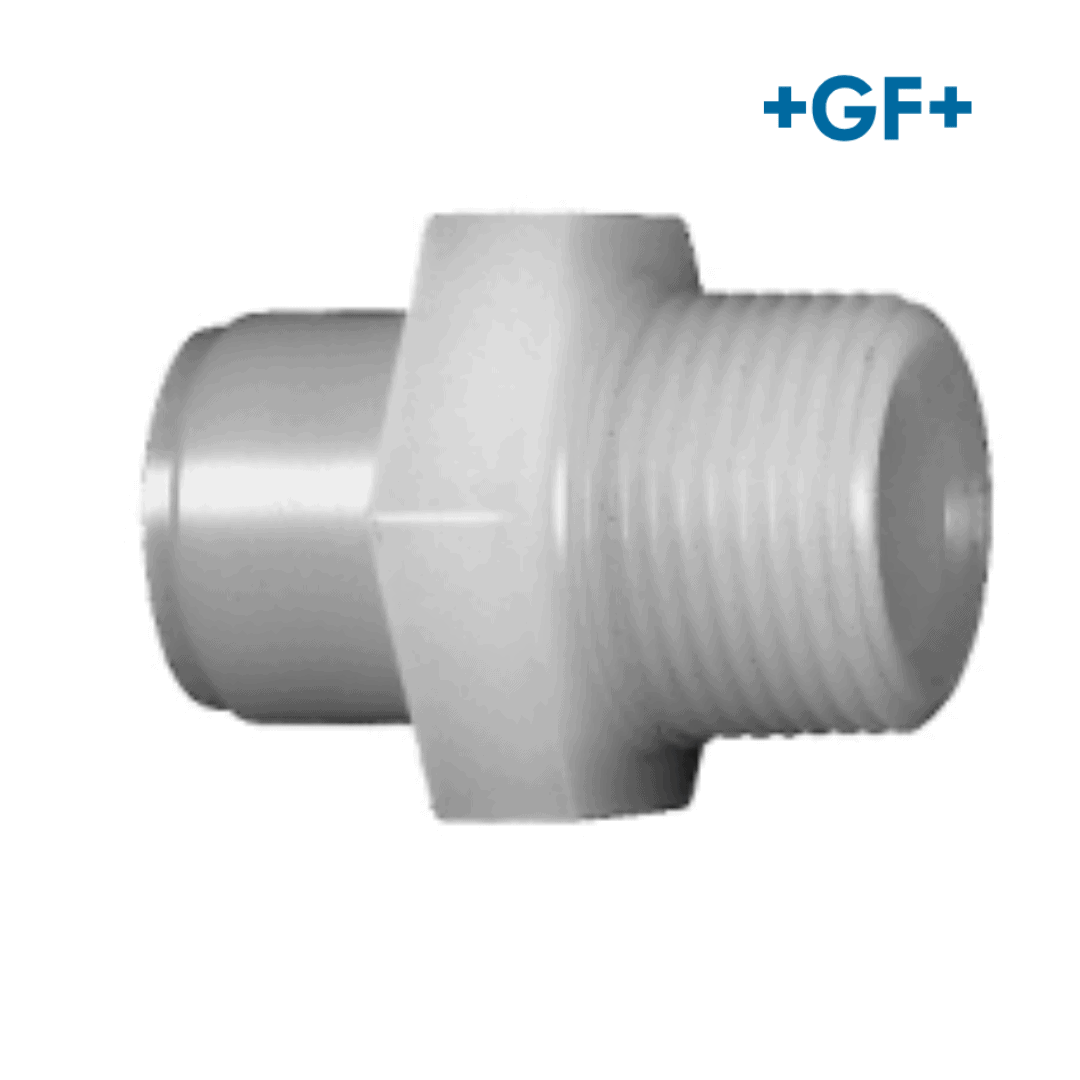 Adaptador Macho PVDF