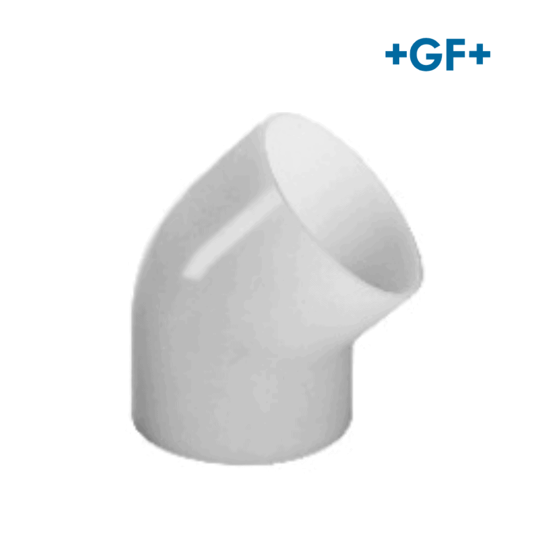 Codo 45° PVDF