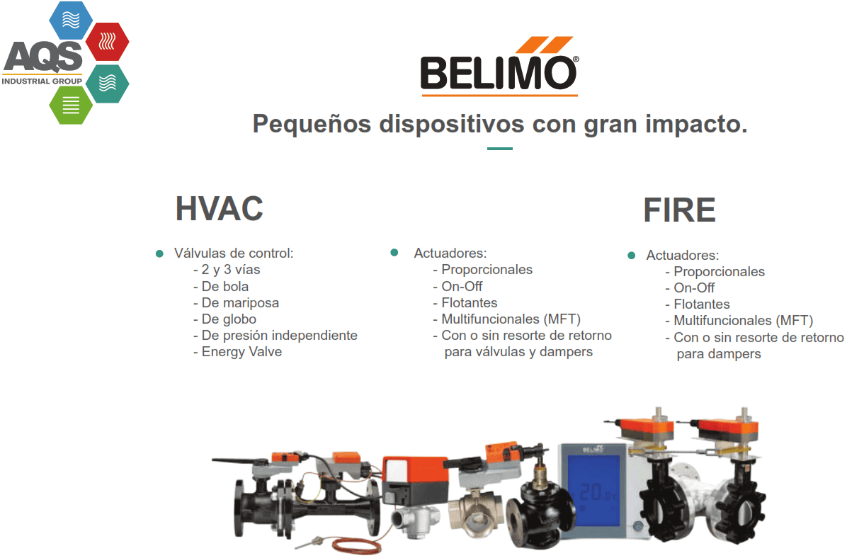 VALVULAS Y ACTADORES BELIMO