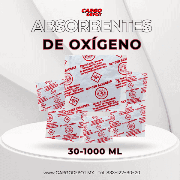 Absorbentes de Oxígeno para Alimentos 30 ml