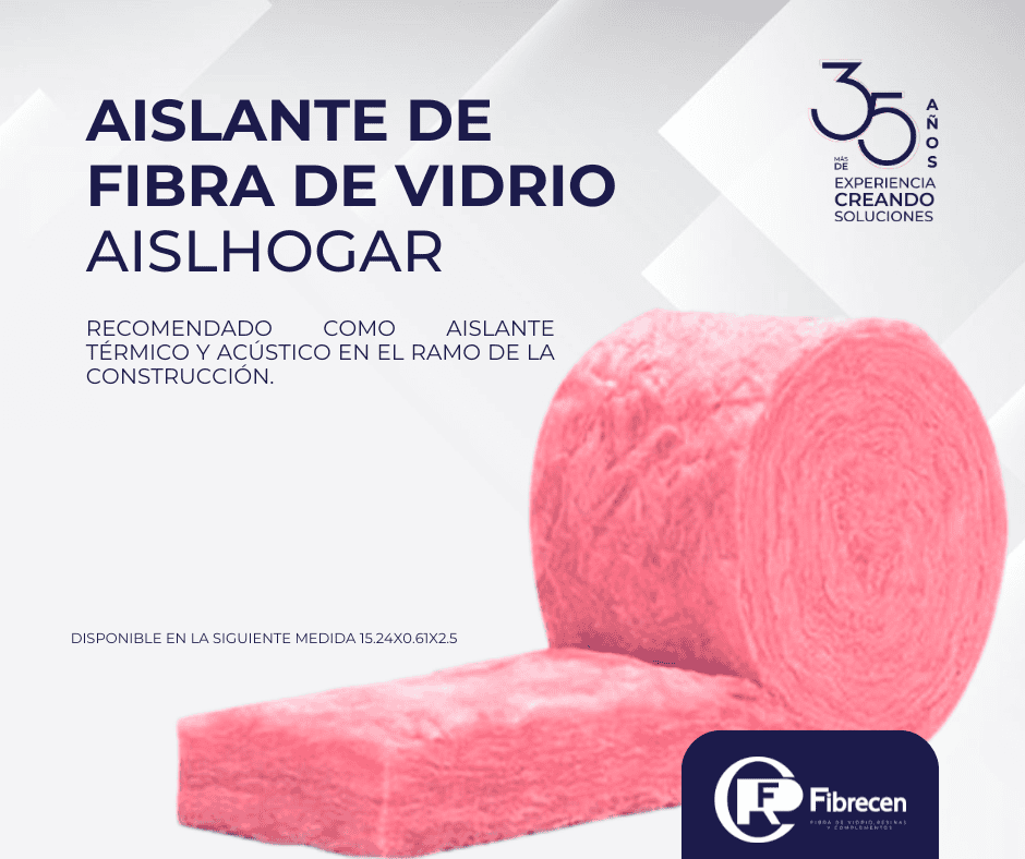 Aislamiento de fibra de vidrio Aislhogar