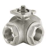 Válvula de bola de 3 vías/ Burkert/ Tipo 2651