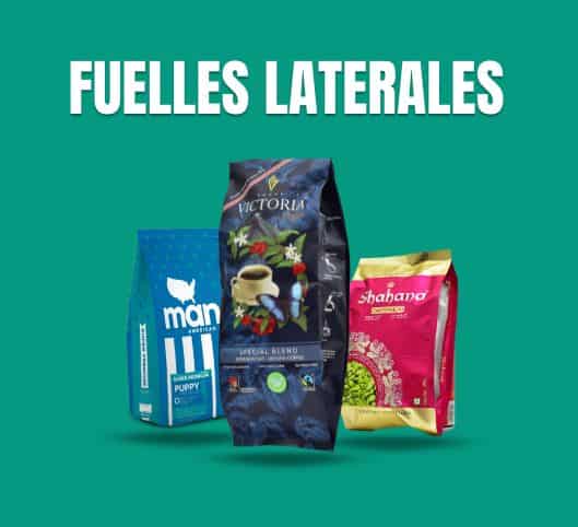Bolsa de fuelles laterales personalizada