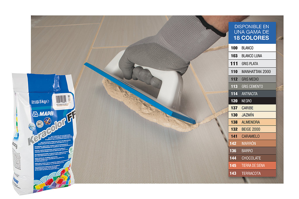 Boquillas SIN ARENA KERACOLOR FF MAPEI