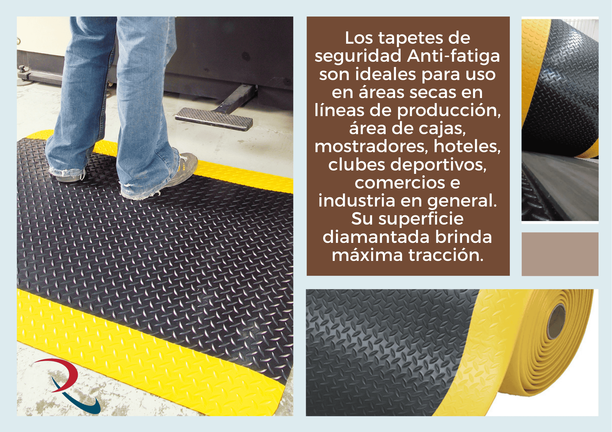 Tapetes antifatiga en rollo