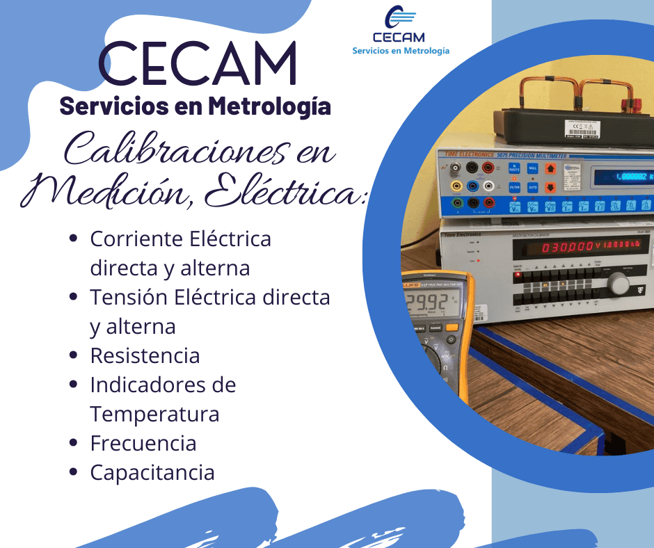 Calibración en Medición en la Magnitud Eléctrica CECAM