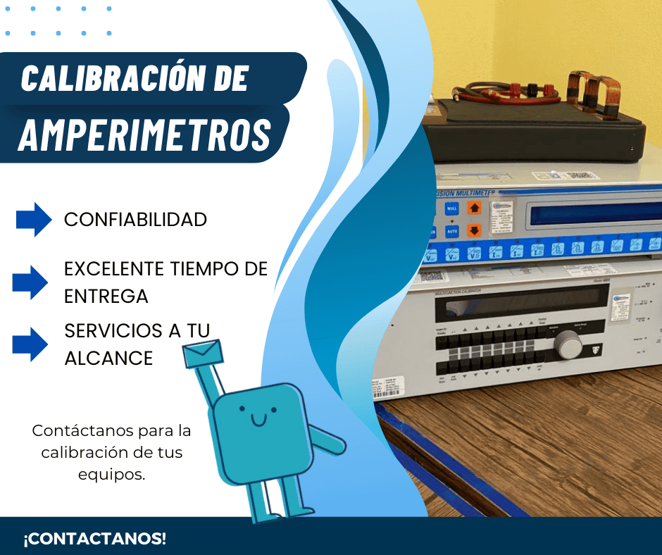 Calibración de amperímetros de Gancho CECAM