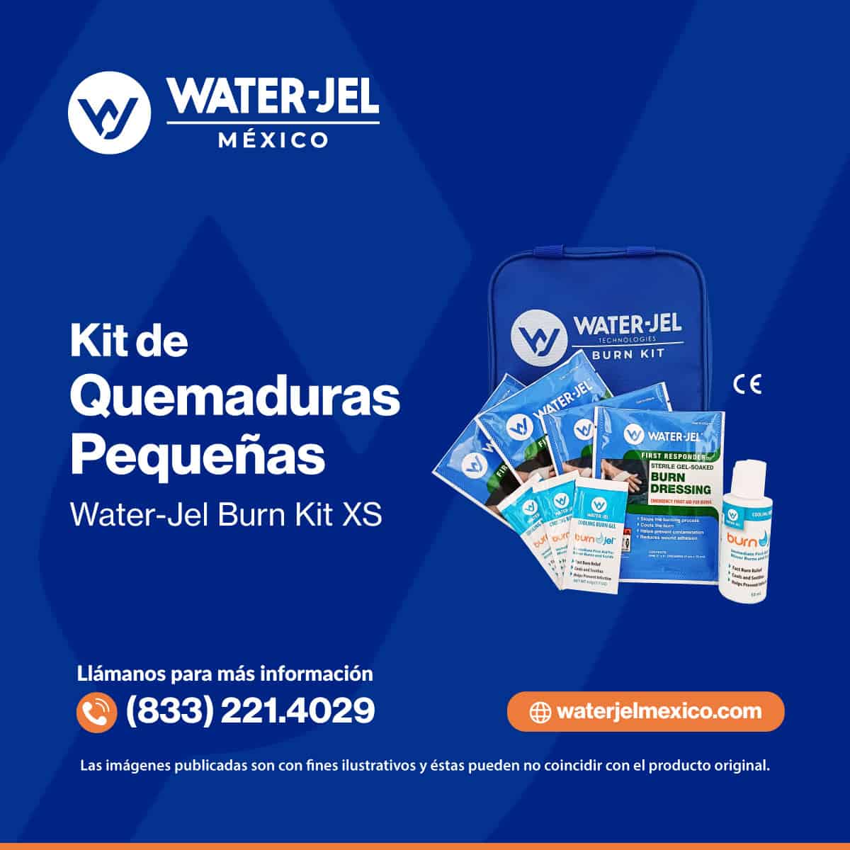 Kits para Quemaduras Pequeñas Water-Jel