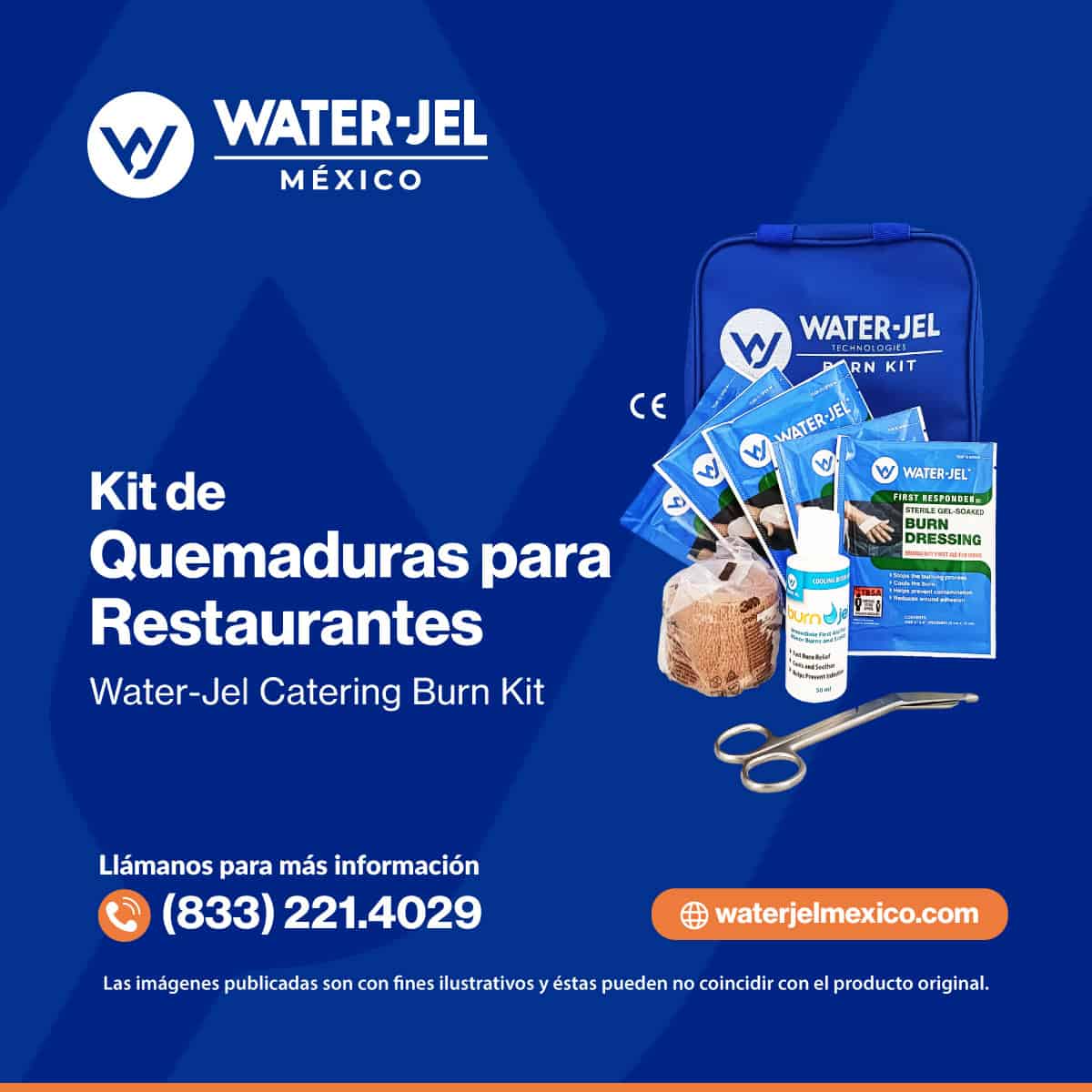 Kit de Quemaduras para Restaurantes Water-Jel