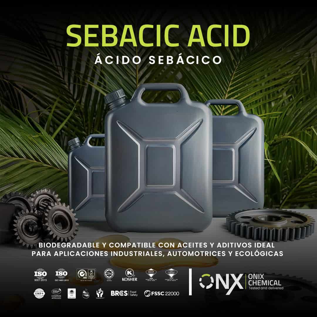 Acido sebacico para lubricantes