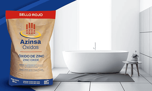 Oxido de zinc grado cerámico sello rojo
