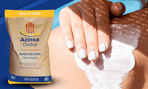 Oxido de zinc para protectores solares