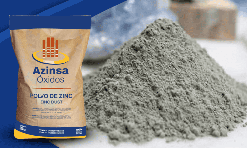 Zinc en polvo en sacos de 25 kg