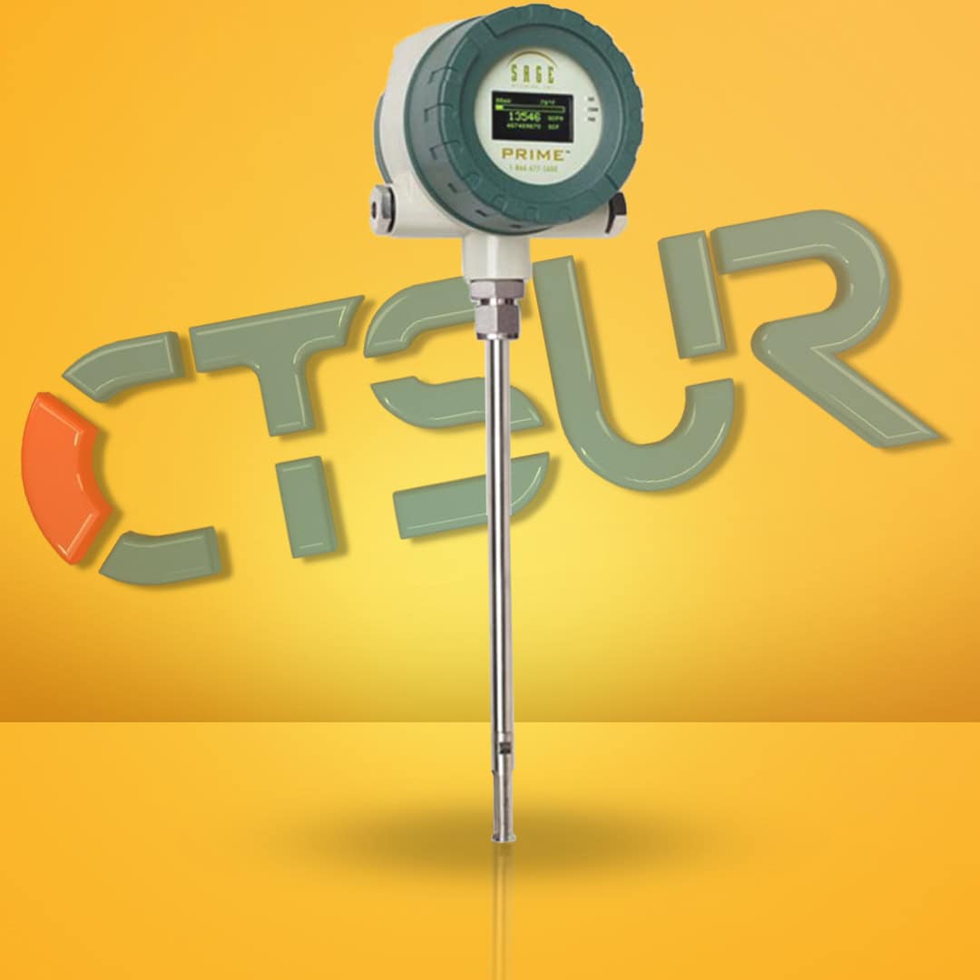 Medidor de flujo para gas industrial