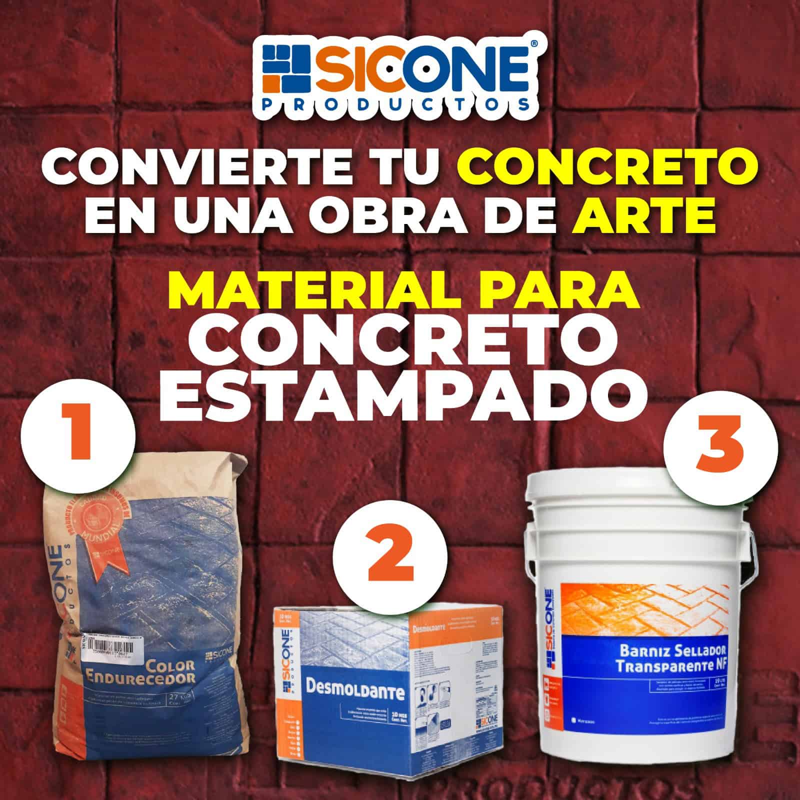 Concreto estampado fabricantes