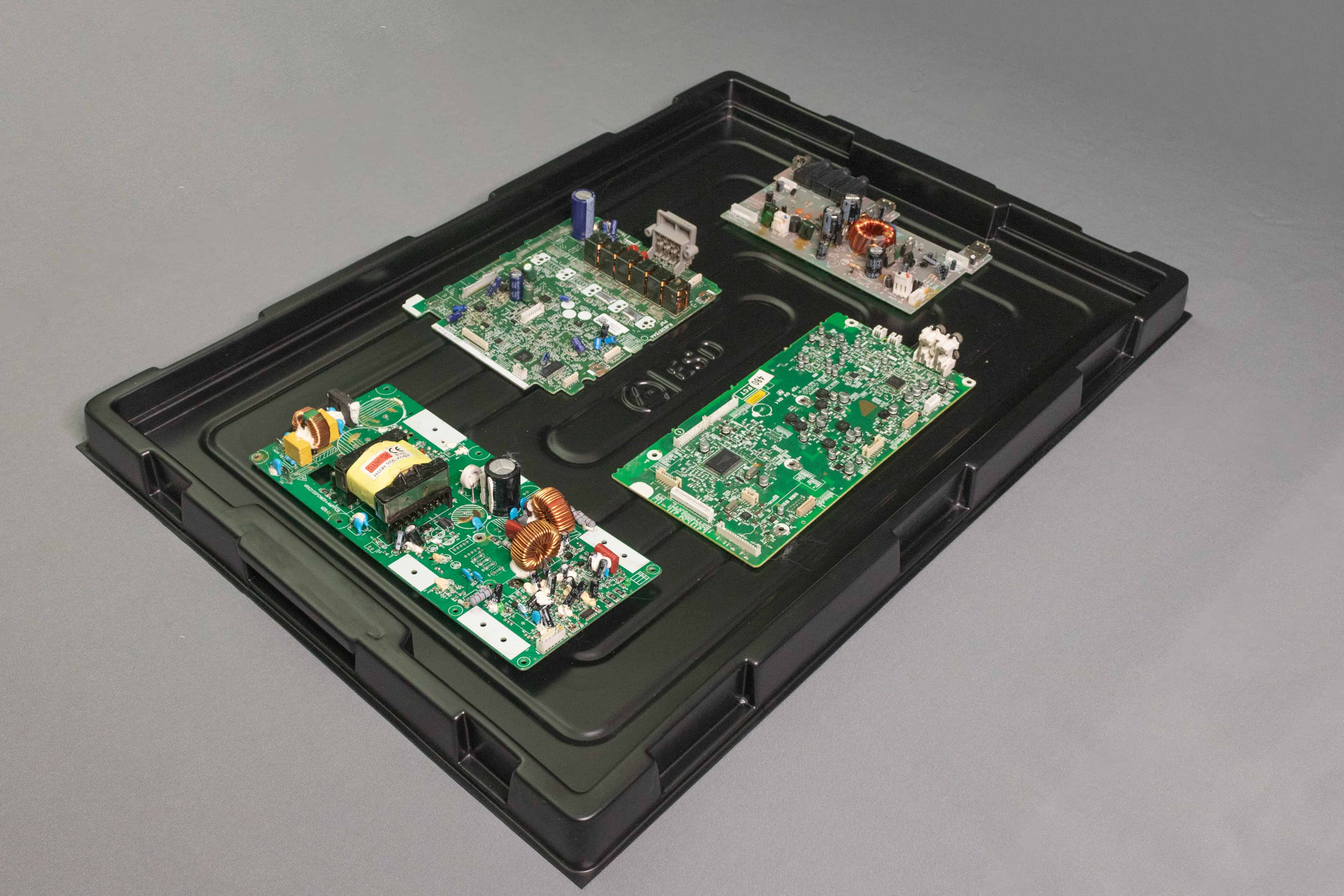 Charolas termoformadas ESD para transporte de piezas electrónicas EN STOCK