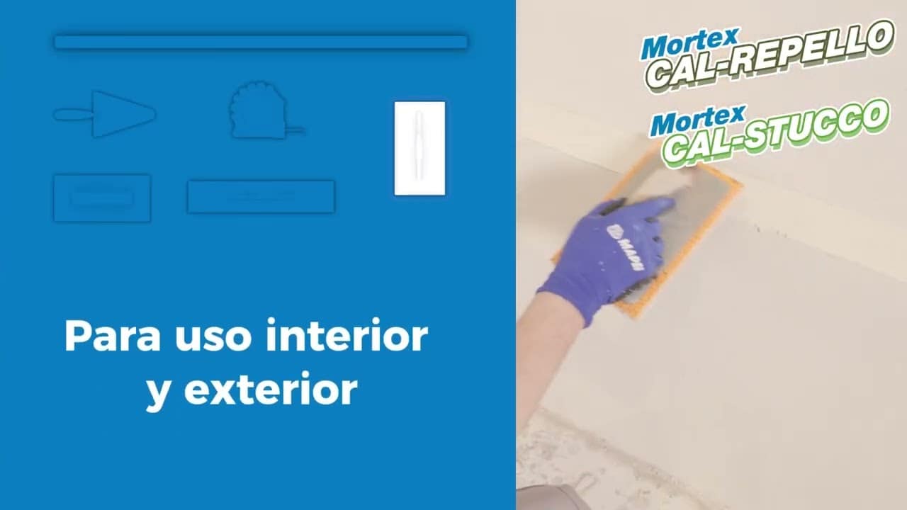 Cementos mortero MORTEX CAL-REPELLO