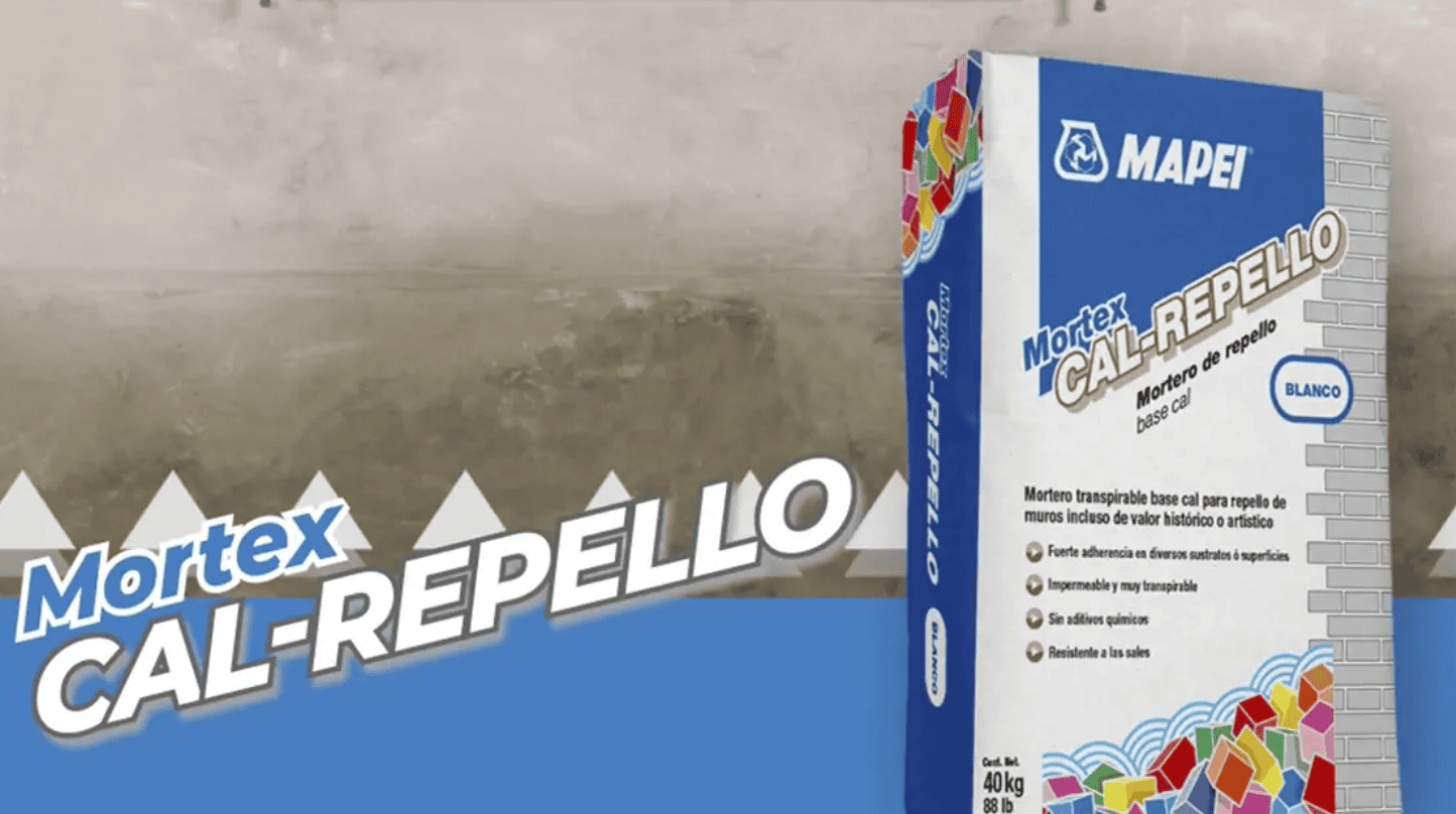 Cementos mortero MORTEX CAL-REPELLO