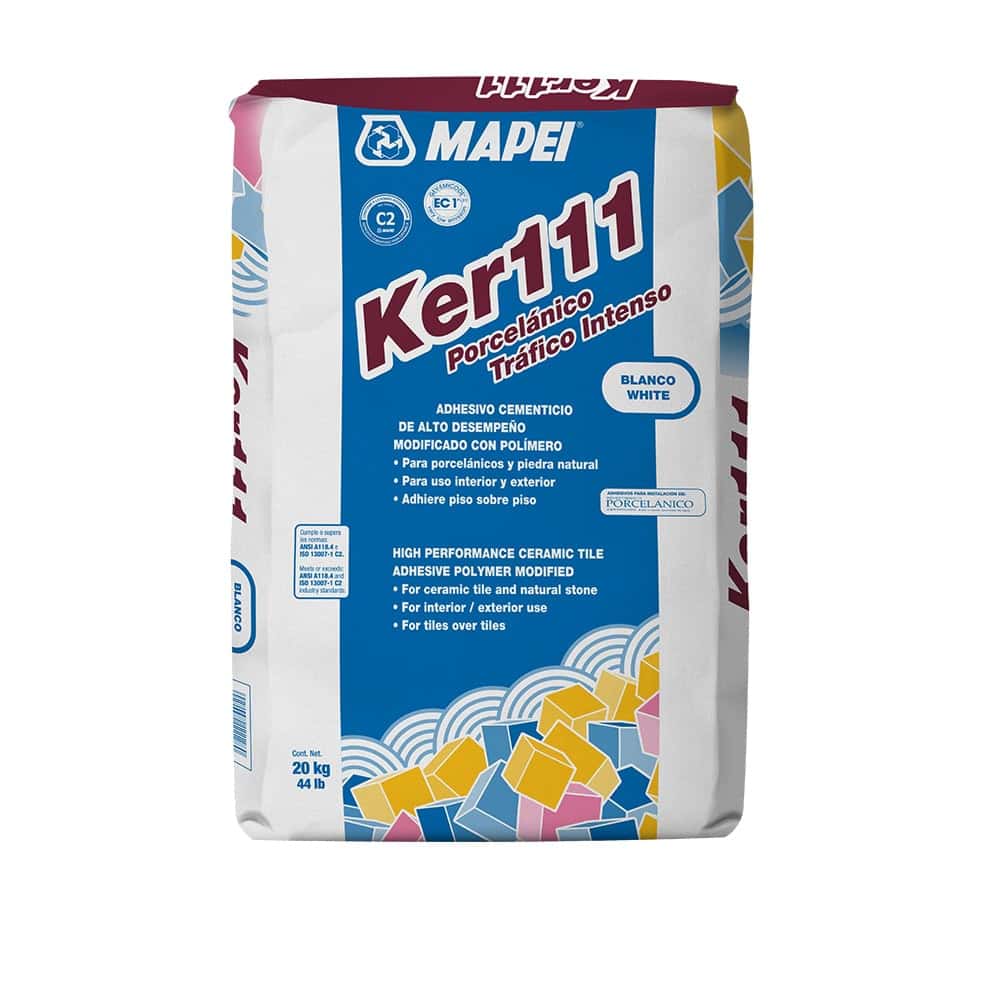 Adhesivos para porcelanato Ker 111