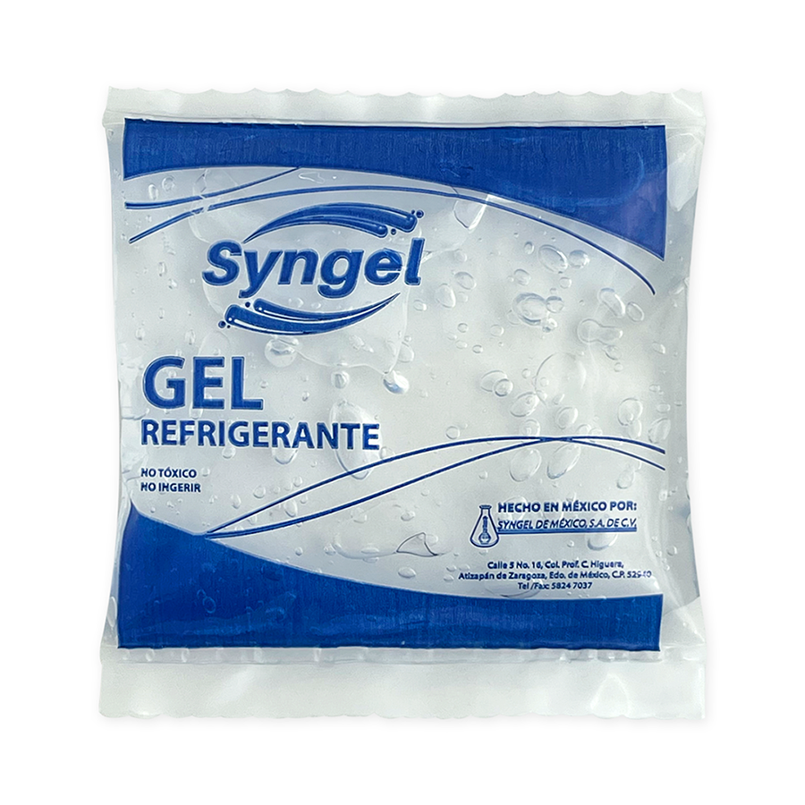 Gel refrigerante 10x10cm 80g Syngel de México
