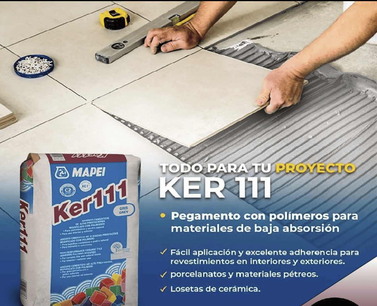 Adhesivos para pisos Ker 111