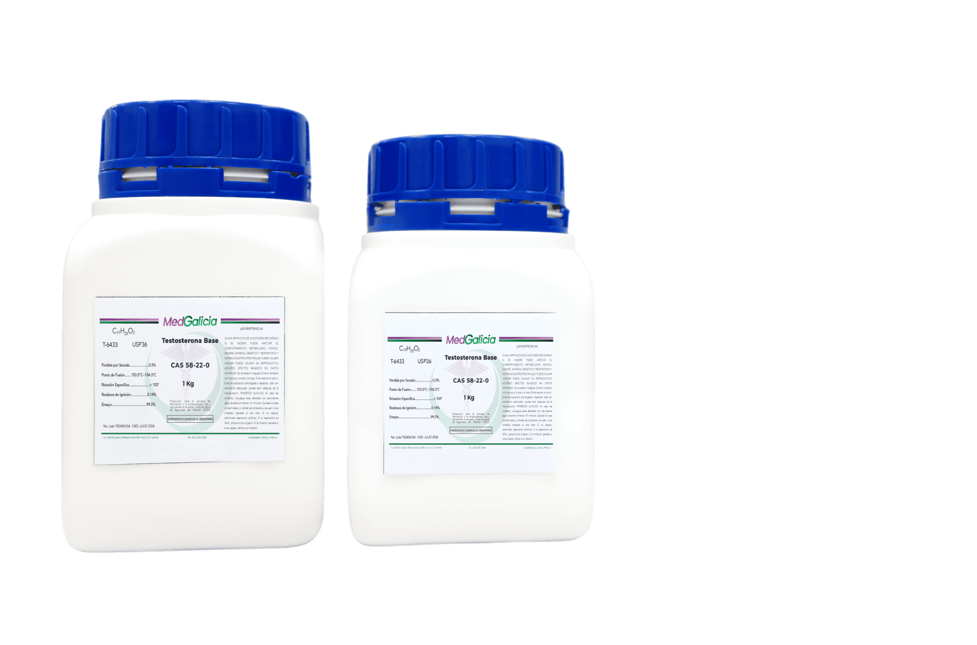 Testosterona Base Polvo USP