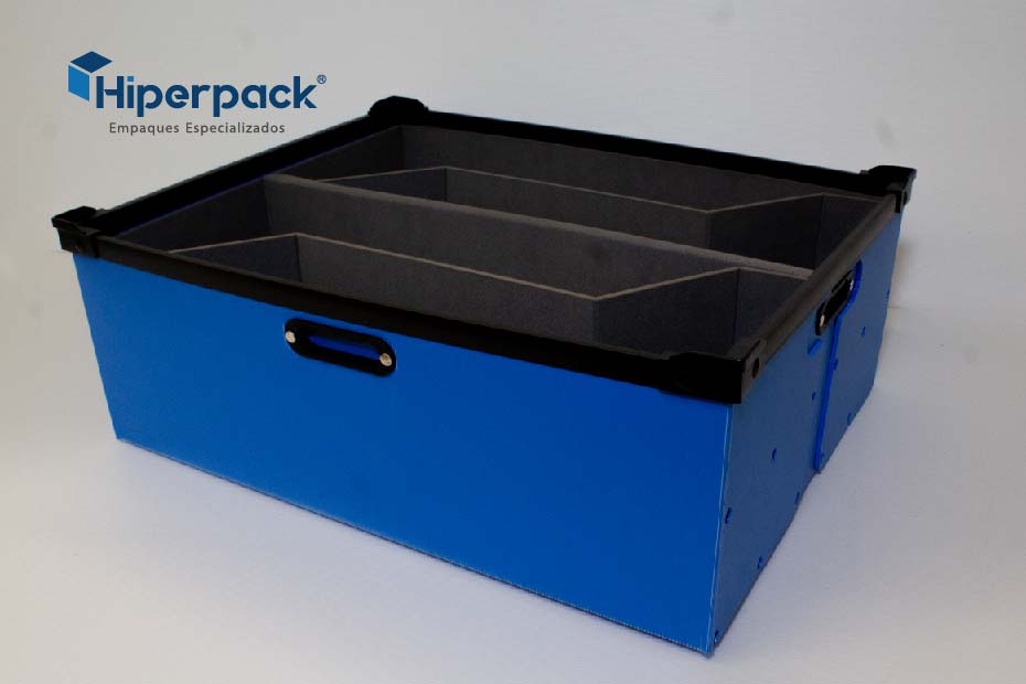Cajas de plastico corrugado - Hiperpack