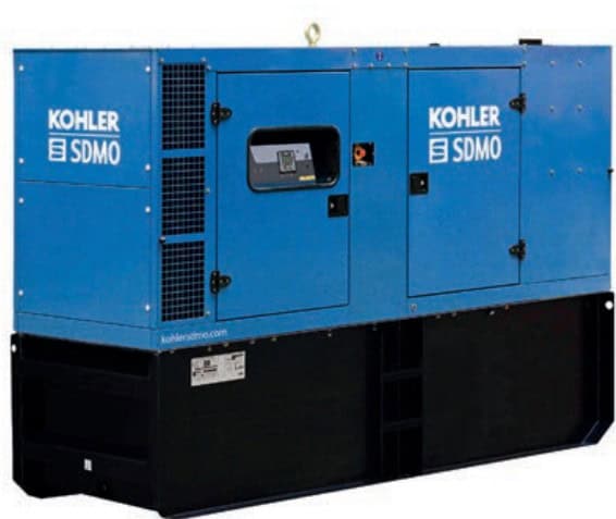 Plantas de emergencia Kohler Modelo Montana de 22 a 250 KVA C/Caseta Acústica