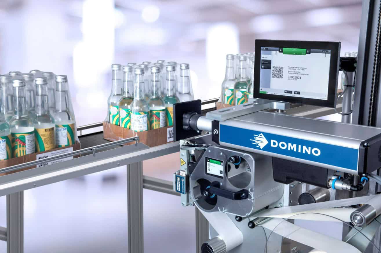 Codificadoras de cajas de cartón corrugado de grandes caracteres Domino Printing 4