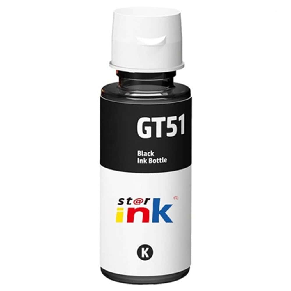 GT51 Tinta HP Negra Compatible Nueva Star Ink 90ml