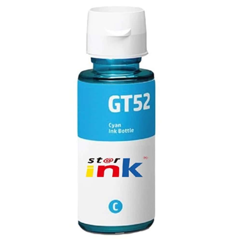 Tintas para impresoras GT52 Tinta HP Cyan Compatible Nueva Star Ink 70ml