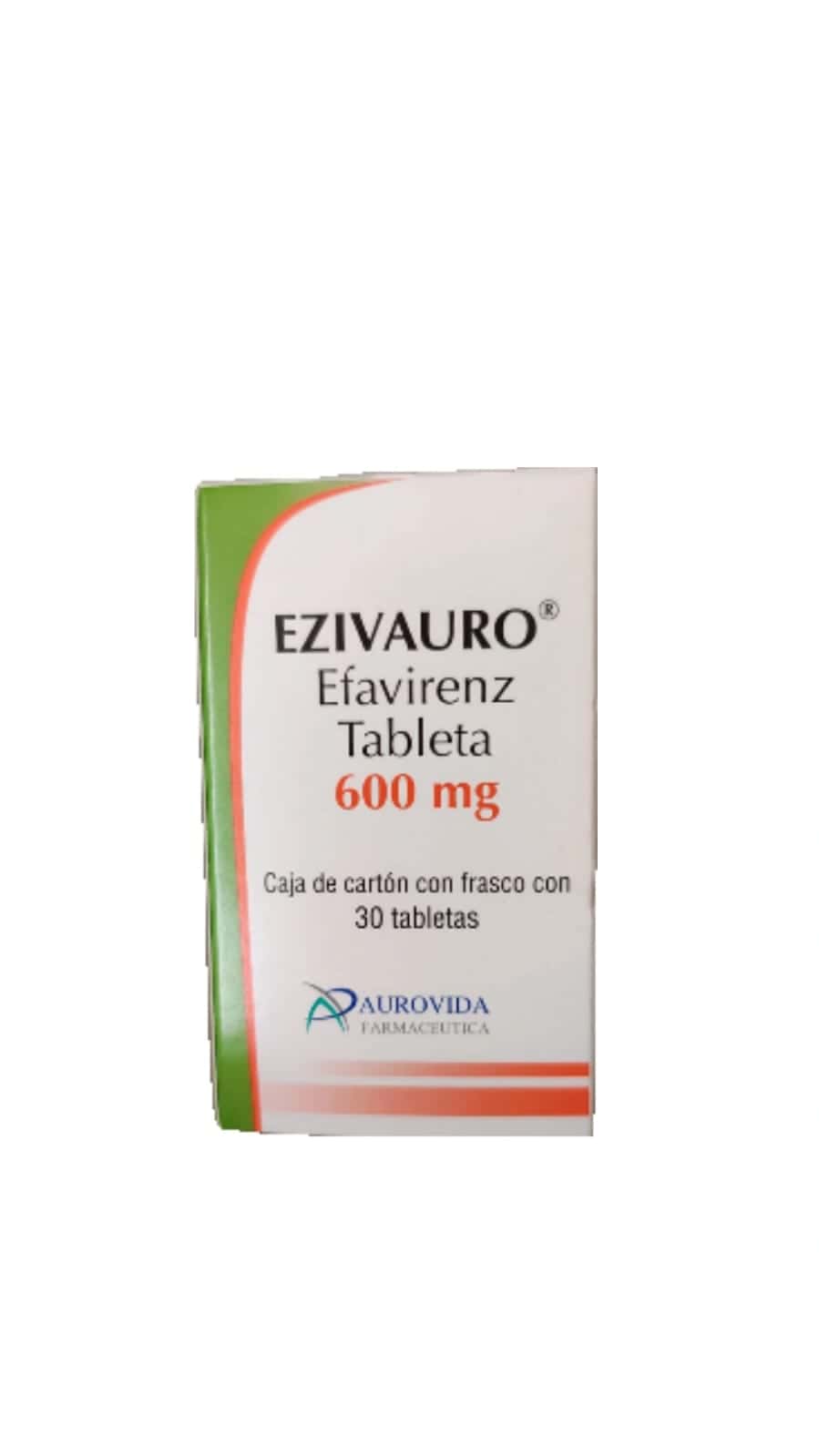 Efavirenz de 600mg Frasco con tabletas para tratamiento de VIH