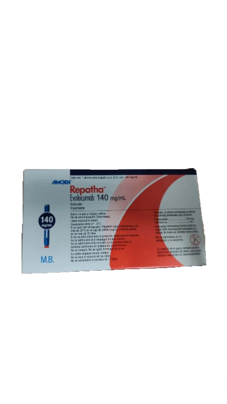 Evolocumad 140 mg solución Inyectable Jeringa prellenada costo de