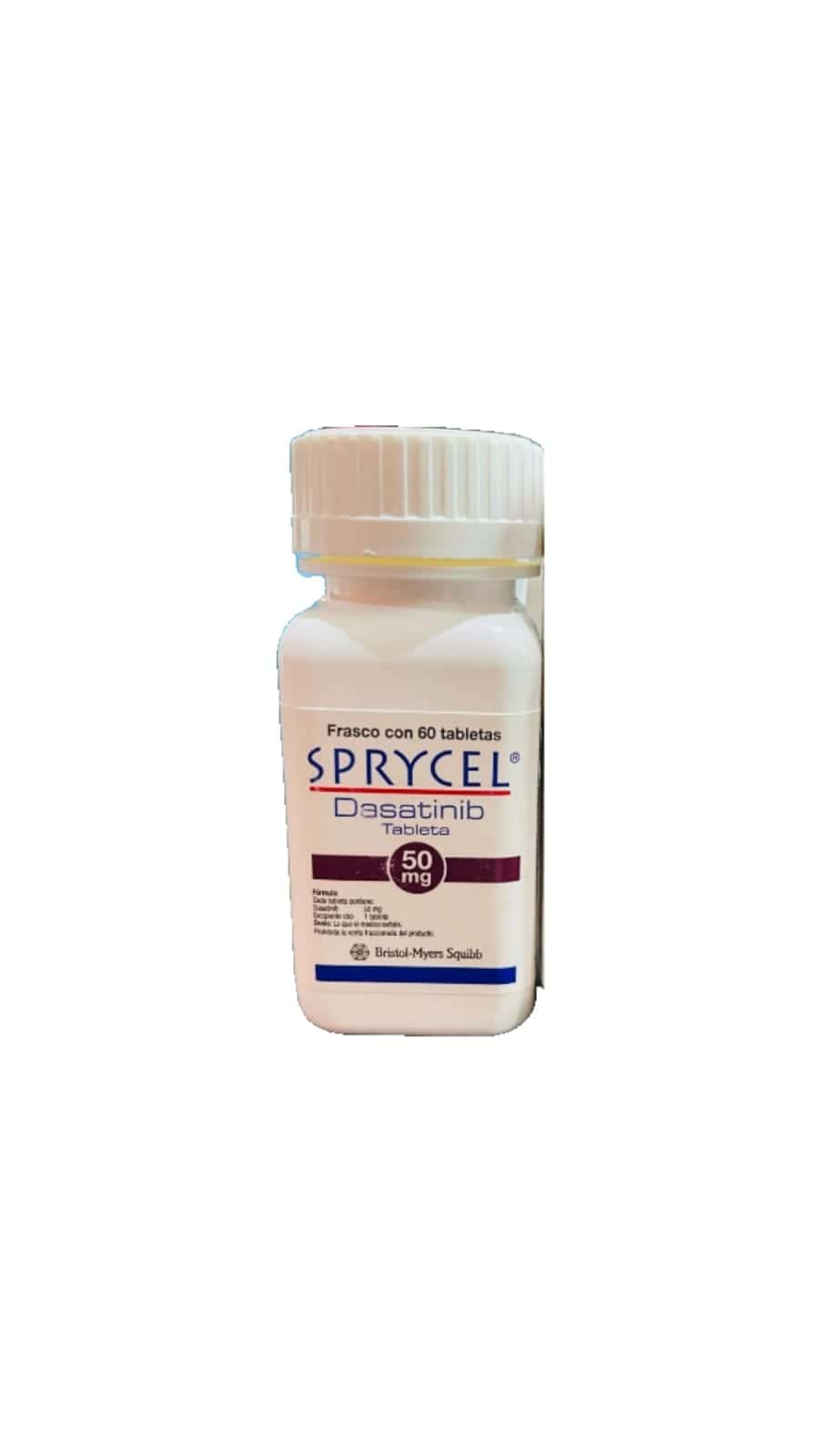 Dasatinib 50 mg frasco con 60 tabletas