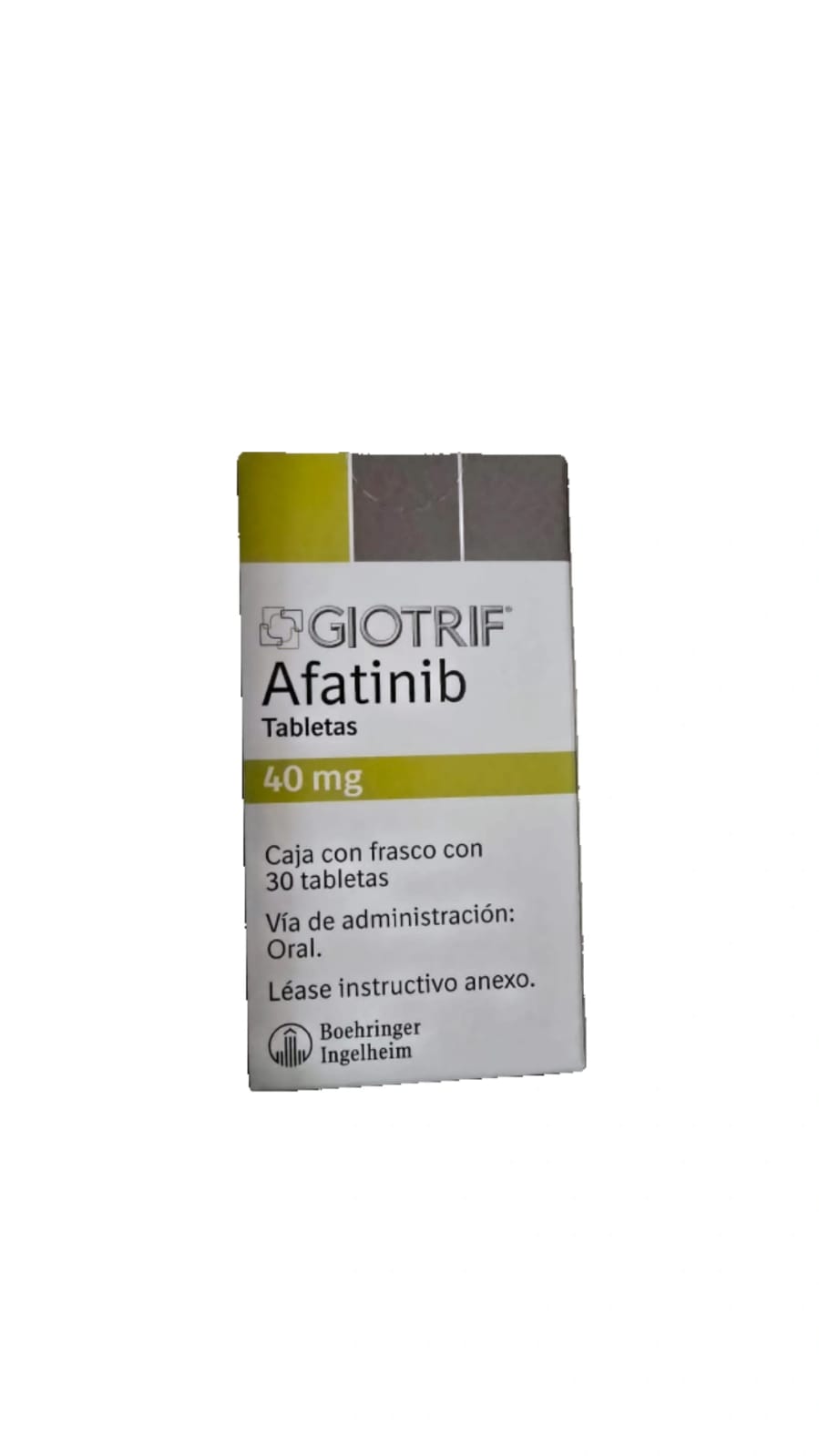 Afatinib 40 mg frasco con 30 tabletas