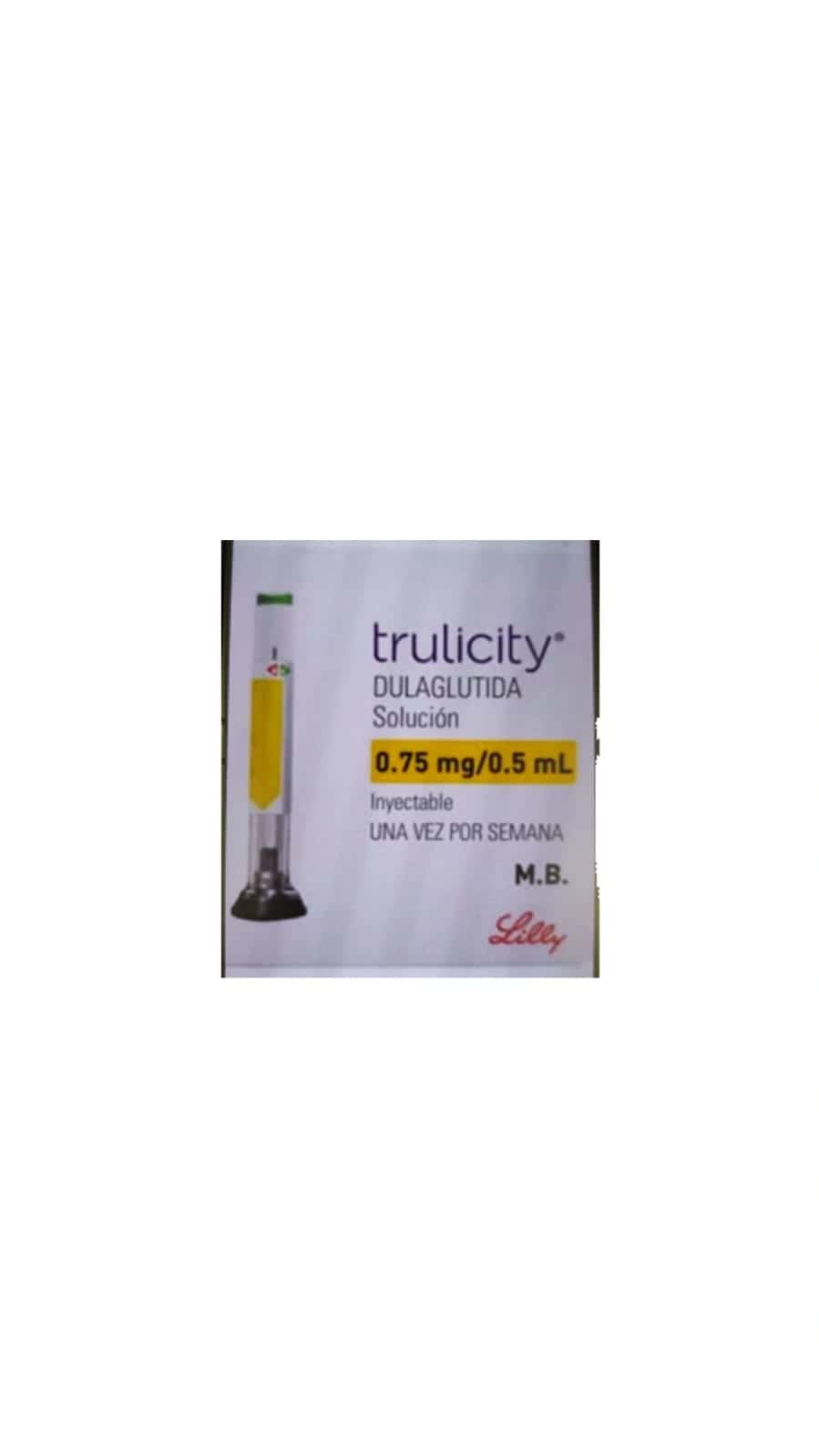Dulaglutida 0.75/0.5 ml Solución Inyectable Proveedor de 