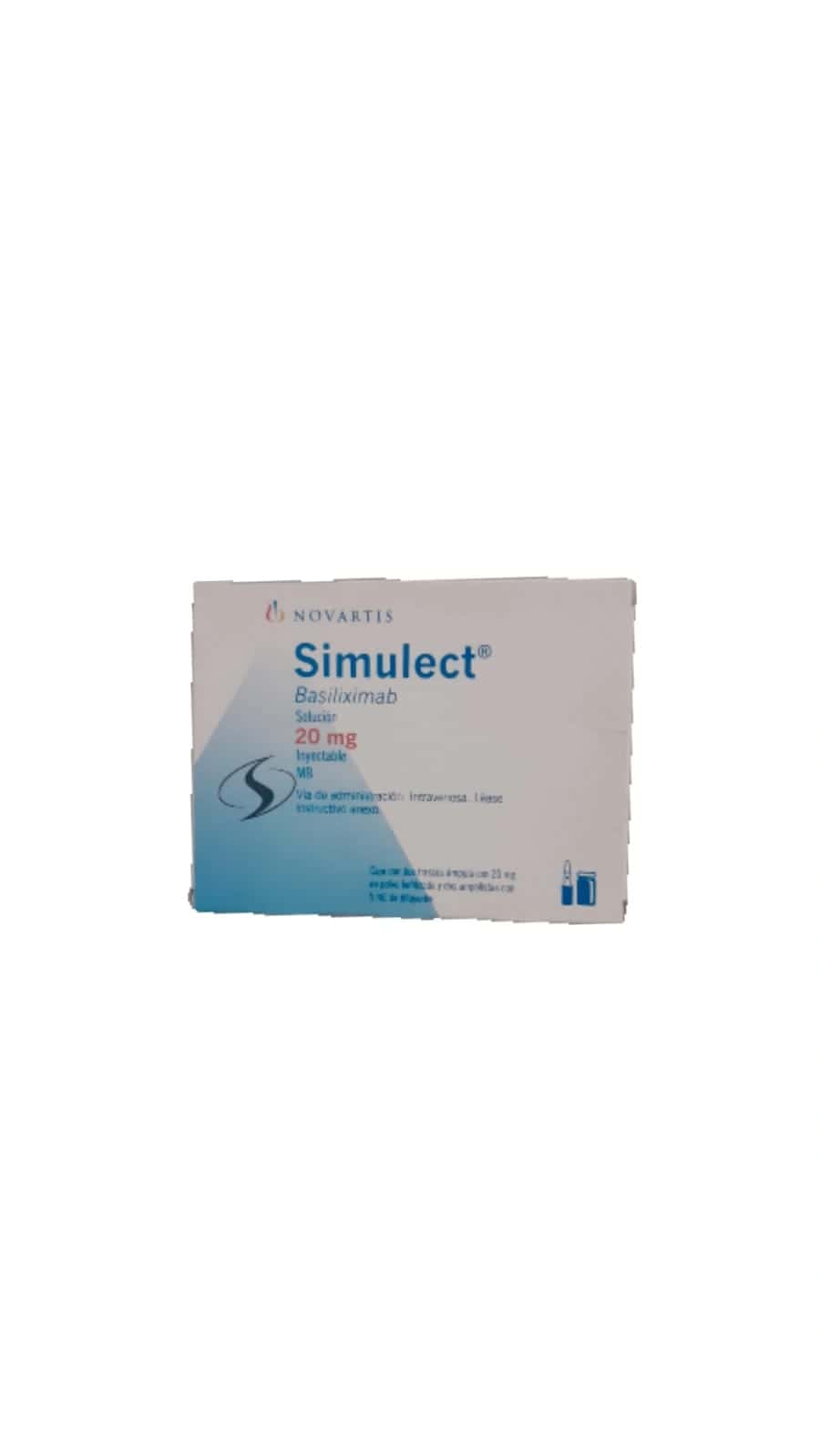 Basiliximab 20 mg Frasco Ámpula costo de