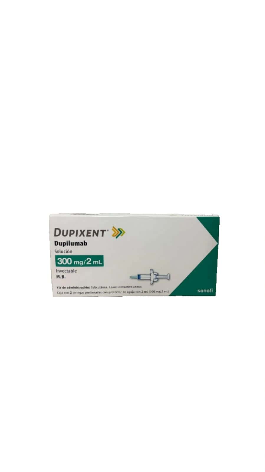 Dupilumab 300 mg 2 jeringas prellenadas para tratamiento de Dermatitis